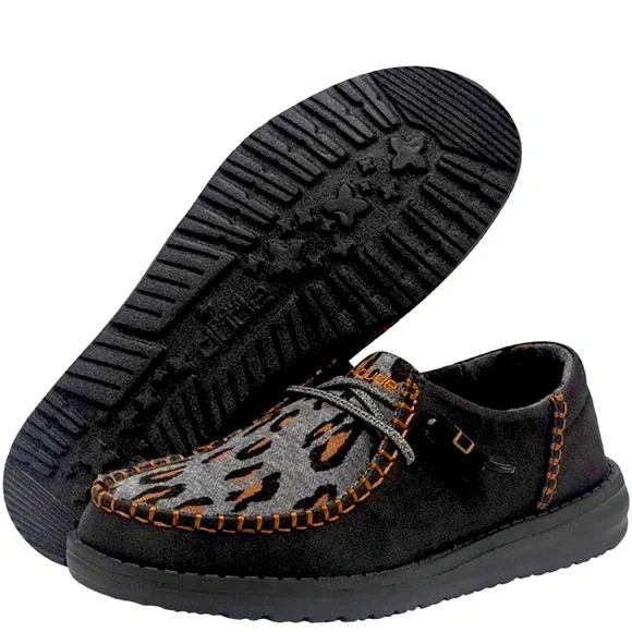 (取寄) ヘイ デュード レディース ウェンディ レオパード スパークル women Wendy